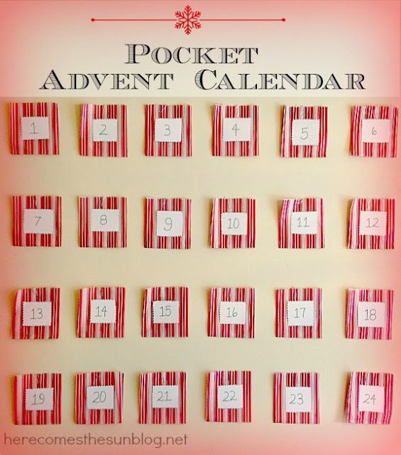 Pocket Advent Calendar