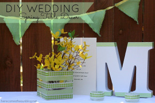 DIY+Wedding+Spring+Table+Decor