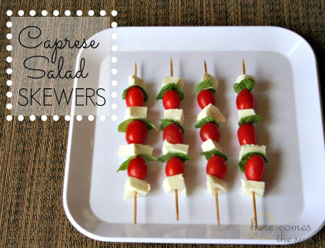 Here Comes the Sun: Caprese Salad Skewers