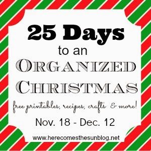 25 Days to an Organized Christmas