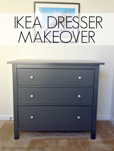 IKEA Dresser Makeover | herecomesthesunblog.net