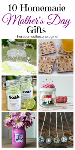 10 Homemade Mother's Day Gift Ideas