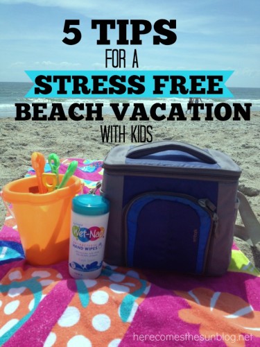 5 Tips for a Stress Free Beach Vacation with Kids