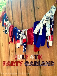 Easy July 4th Party Garland!