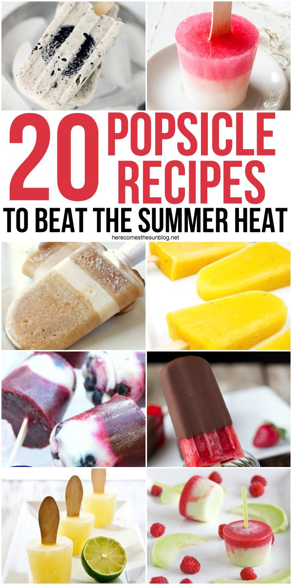 These popsicle recipes are easy to make and delicious to east! All you need are a few simple ingredients and you have a great summer treat. Make one today!