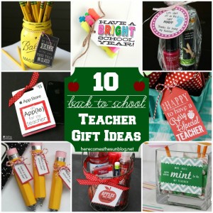 10 Back to School Teacher Gift Ideas