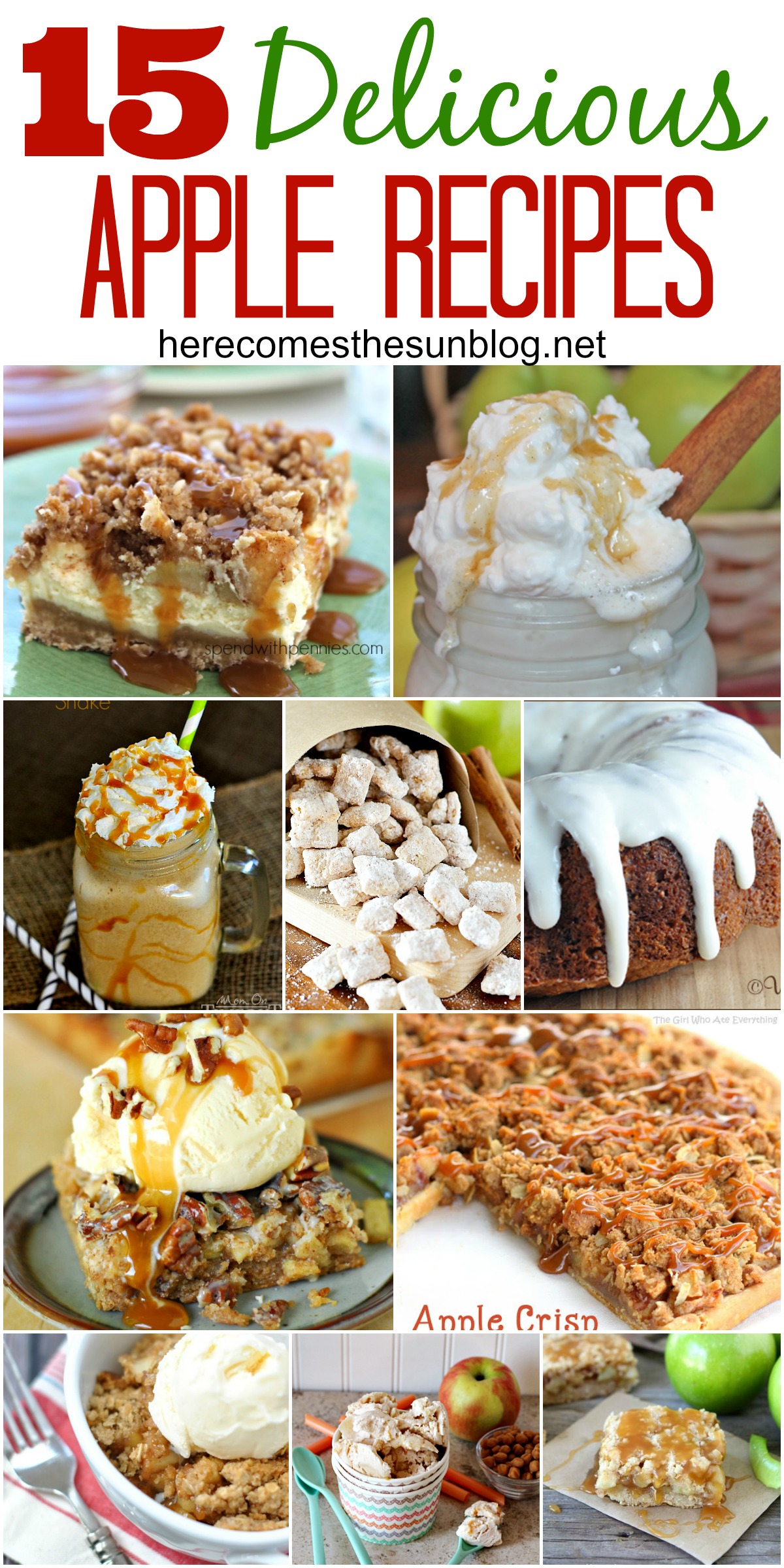 15 Delicious Apple Recipes for Fall!