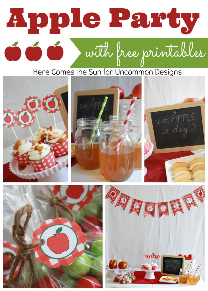 Apple-party-collage