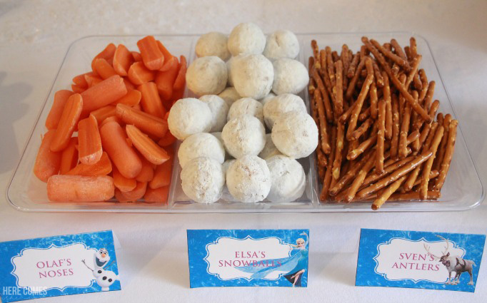Cute ideas for Frozen Party food
