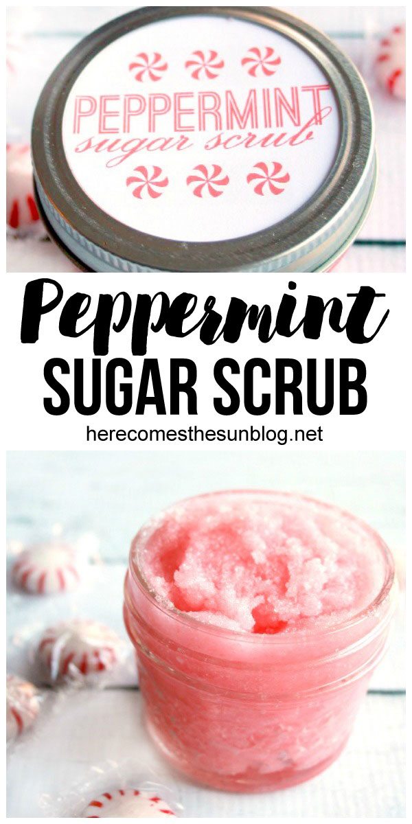 How to make a peppermint sugar scrub