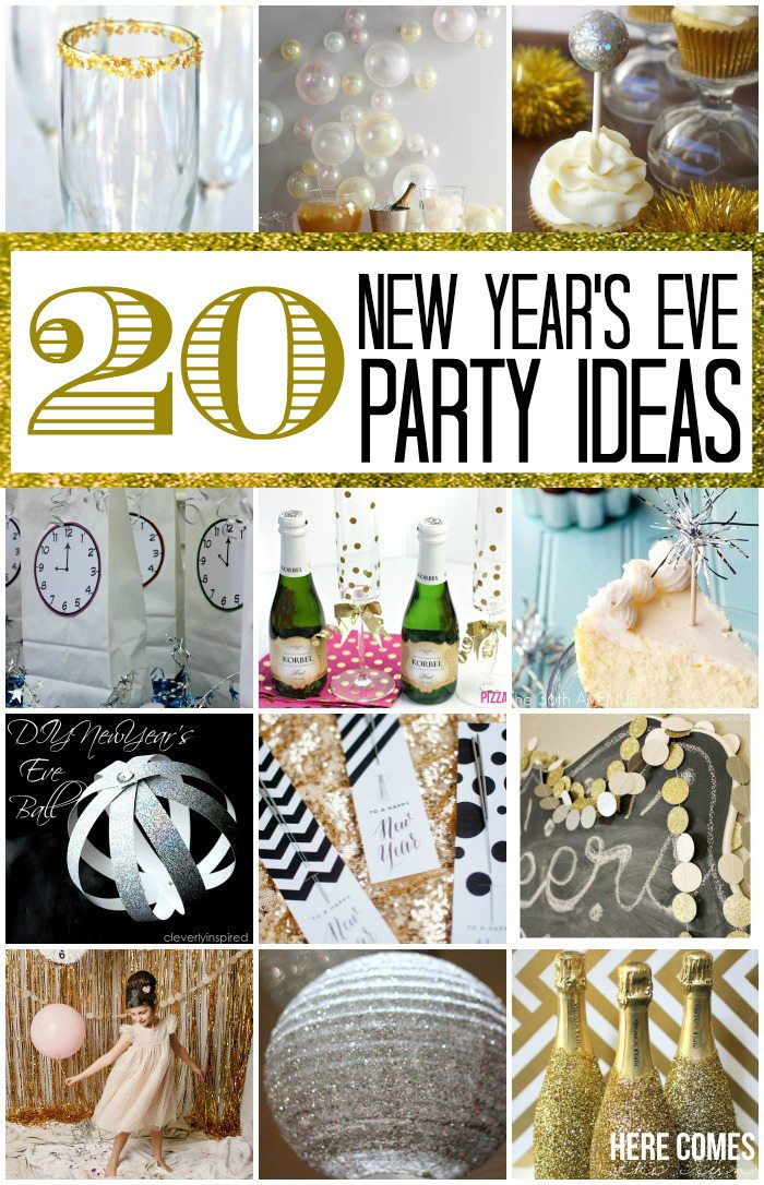 20 New Year's Eve Party Ideas via herecomesthesunblog.net