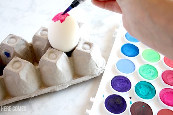 Learn how to create beautiful watercolor Easter eggs!