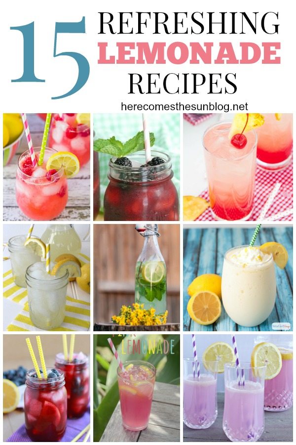 These Lemonade Recipes are perfect for the hot summer heat!