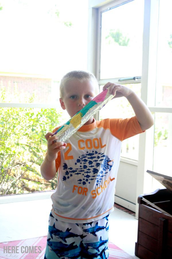 A DIY Rain Stick is an easy craft for summer fun!