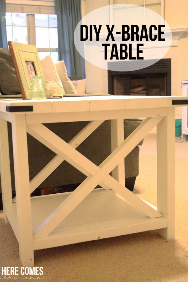 DIY X-Brace Table... a great weekend project.