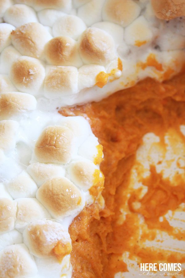 Skinny Sweet Potato Casserole Recipe...all the delicious goodness with fewer calories!