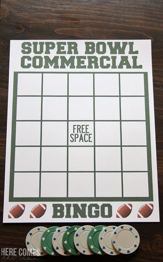 Print out this fun Super Bowl Party Game! Such a great idea to play during the game!