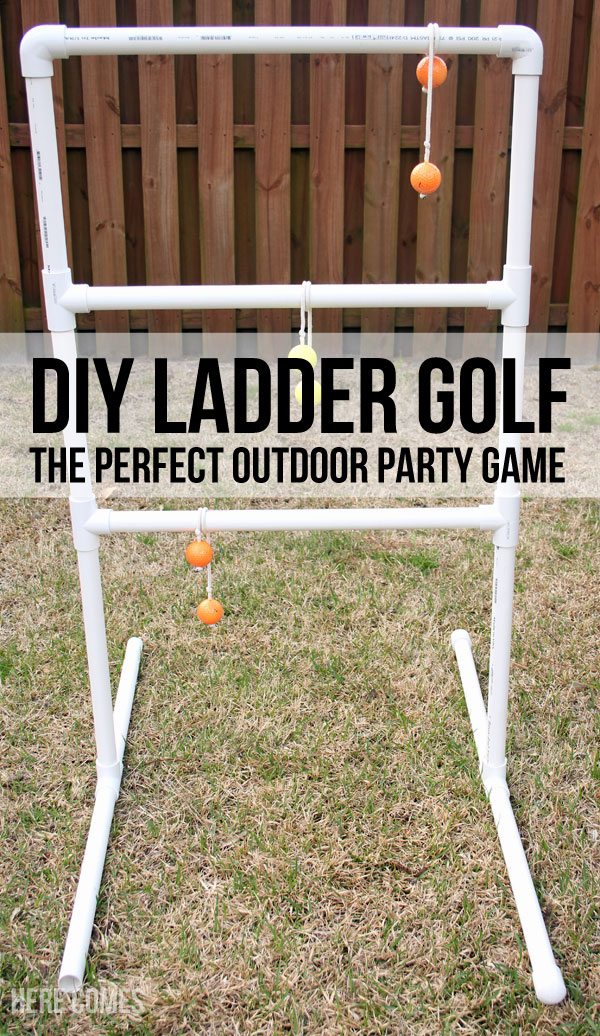 Ladder Golf is the perfect outdoor game! easy to make with this step by step tutorial!
