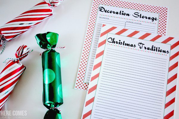 This is the absolute BEST way to organize Christmas! Printables take the stress out of the holiday season.
