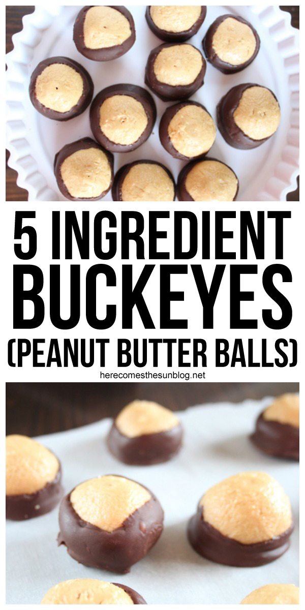 This recipe for peanut butter balls is so easy and so delicious! These are the perfect treat to male for your holiday party or any party. Click to get the recipe.