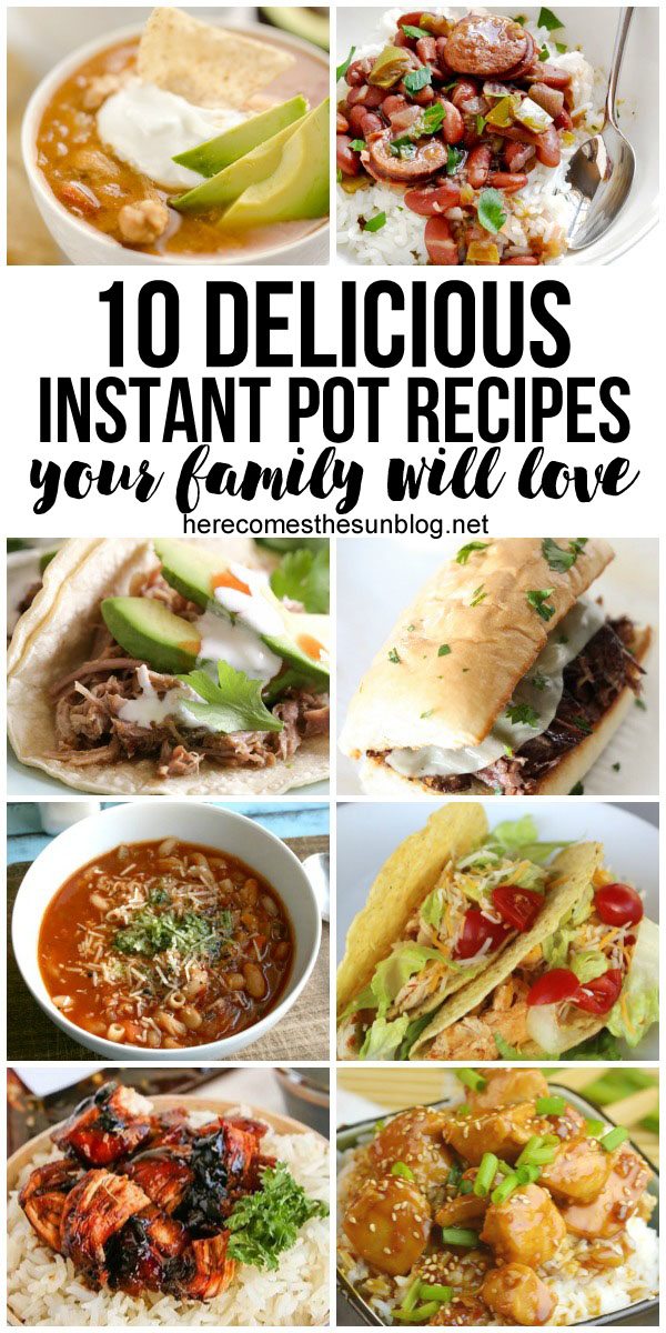 The Instant Pot is the next big thing when it comes to cooking. Get dinner on the table fast with these 10 Instant Pot Recipes.