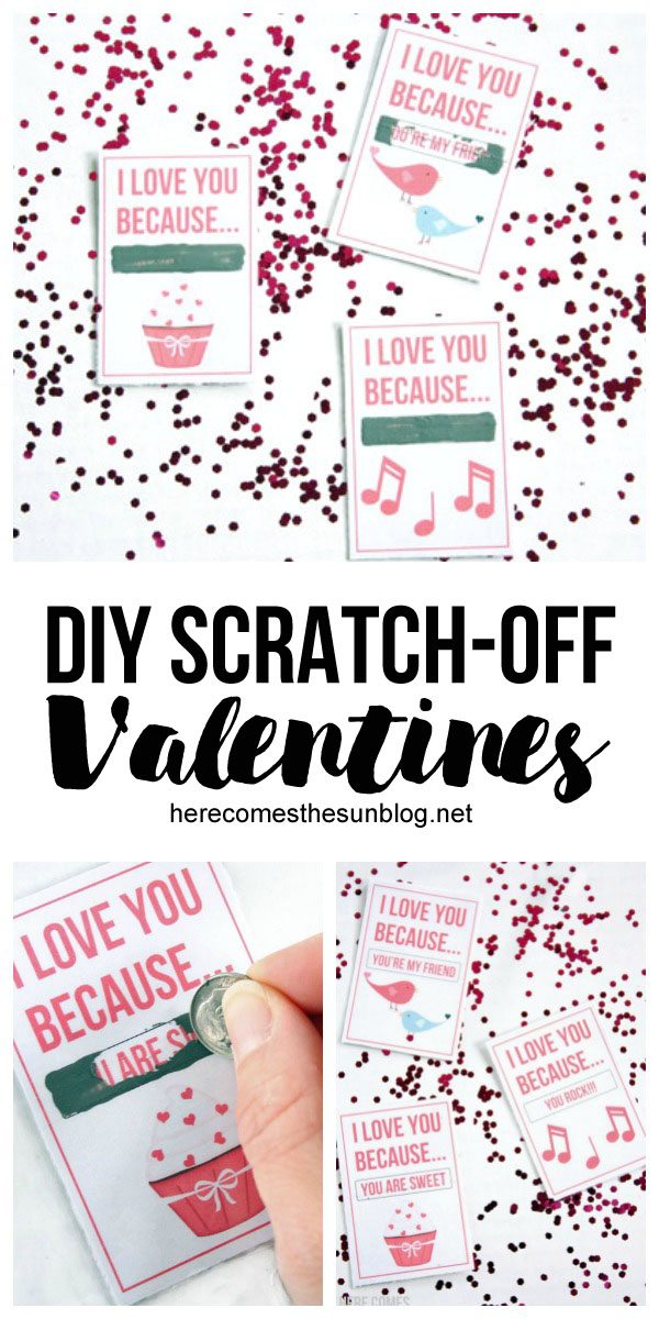 These scratch off Valentines are so much fun! Learn how to make your own with this easy tutorial and a few simple household supplies.