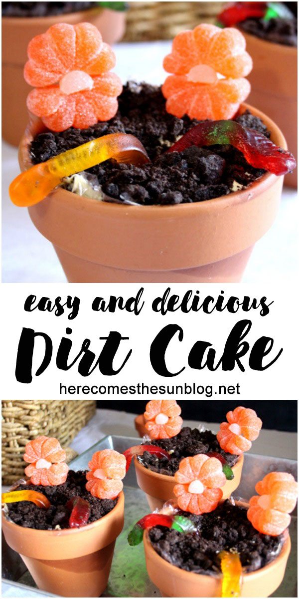 Dirt cake is a delicious treat that is really easy to make!