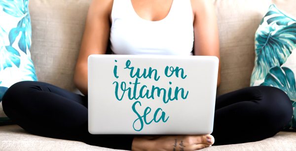 This Vitamin Sea free cut file is the perfect way to personalize any item. Use it on a mug, your computer or even on a t-shirt.