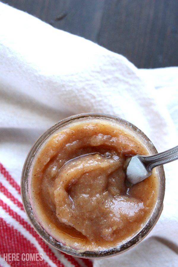 This instant pot apple butter recipe takes less than one hour to make. Super easy and super delicious.
