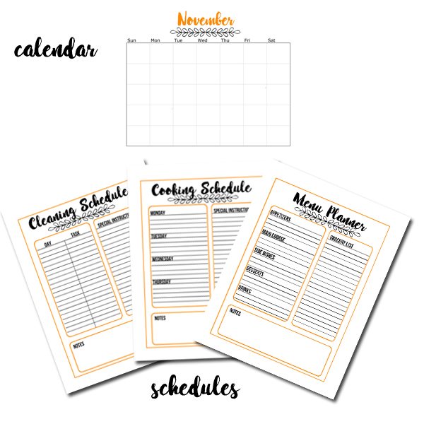 This Thanksgiving Planner is your go-to guide for a successful holiday. Includes everything from recipes to schedules to kids activities.