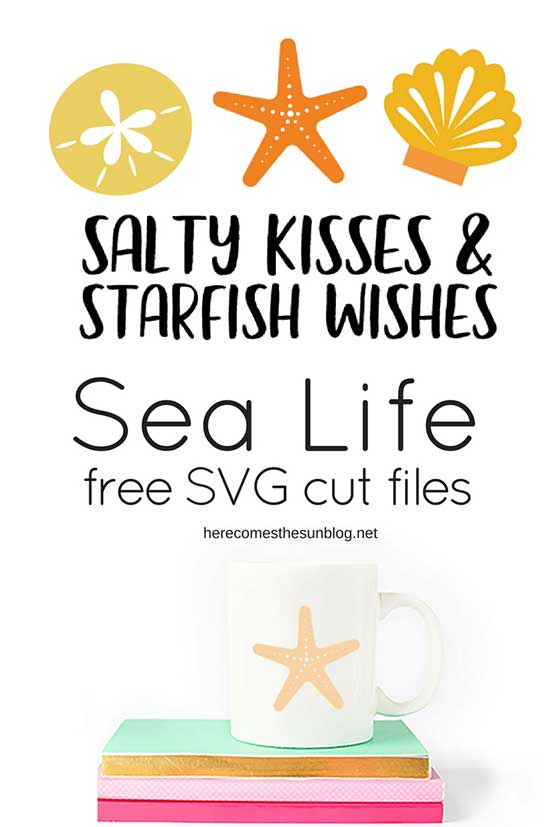 sea life svg cut files