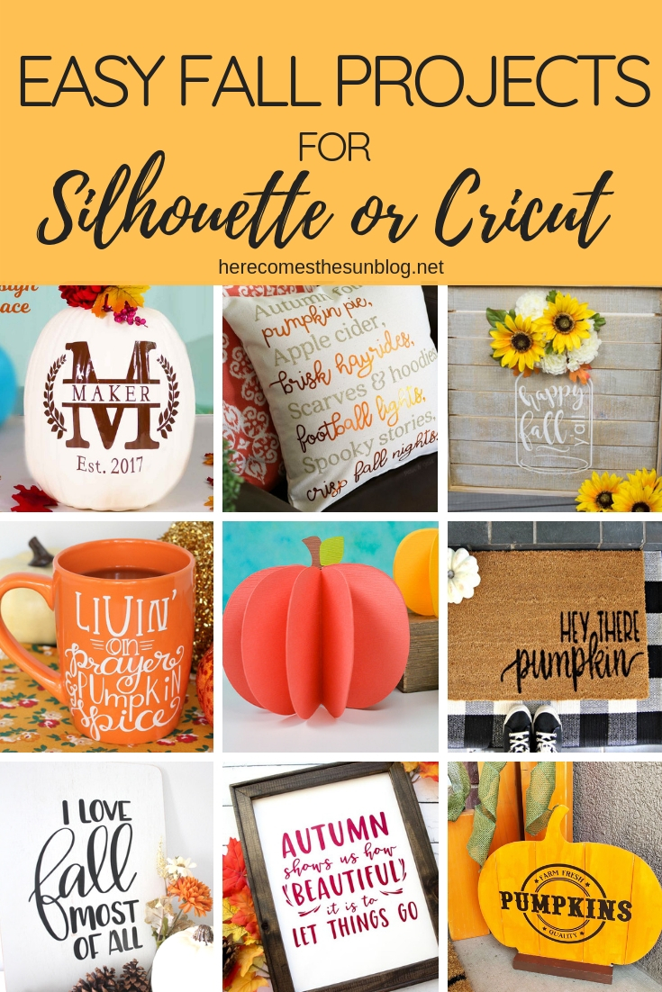 fall projects for silhouette and cricut fb